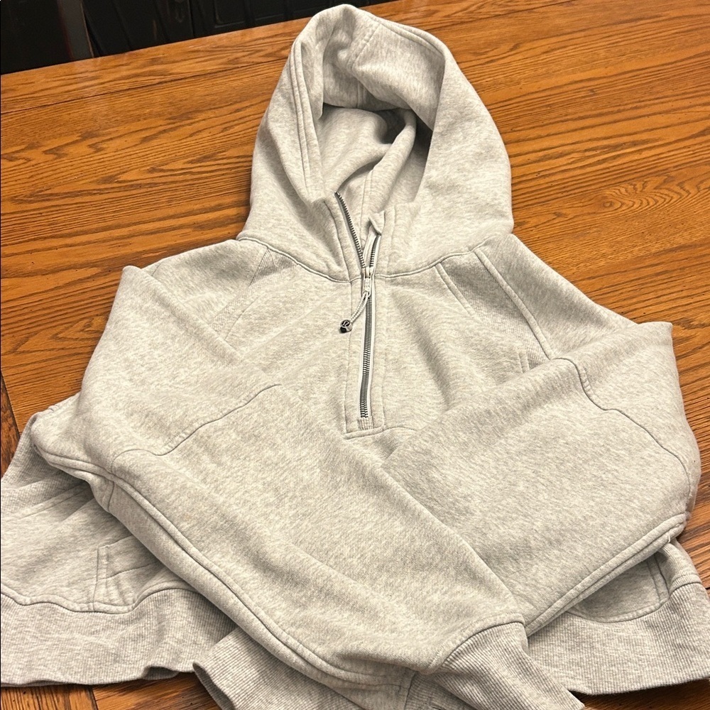 Lululemon Gray Hoodie Scuba